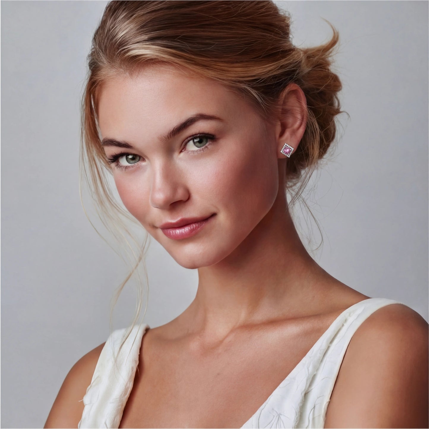 Asil Aura: Halo Stud Küpe